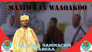 Maaloo Yaa Waaqakoo Dn F/taa Gammachis Margaatiin