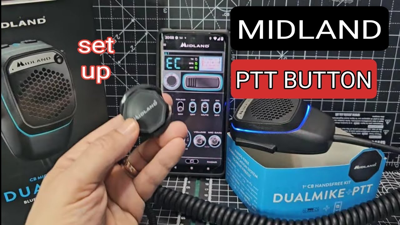 Midland Wired Cb Talk Microphone Ptt Button Youtube
