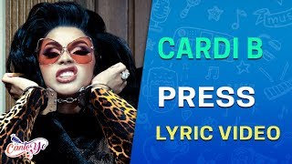 Cardi B - Press  (Lyrics + Español)  Oficial