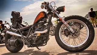 YAMAHA TW200  BOBBER Style Custom Bike