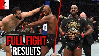 Jon Jones Vs Dominick Reyes UFC 247 Full Fight Results