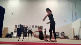 Gymnastics. My private class.