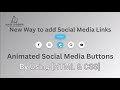 Social Media Buttons with Tooltip on Hover using only HTML & CSS    MAH Coder