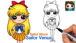 How to Draw Sailor Venus | Sailor Moon 🌙