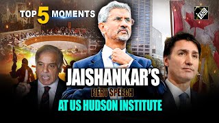 From exposing Canada’s permissive attitude to slamming UN: Jaishankar’s top 5 moments at US’ Hudson