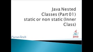 Java Nested Class 01_Part-39_Java Tutorial for Beginners