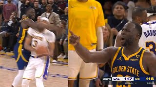 Draymond Green hits Anthony Davis in face then tells Vando to 