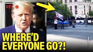 Trump FREAKS OUT when NO ONE SHOWS at Trial