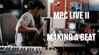 Akai MPC LIVE II | Making a beat