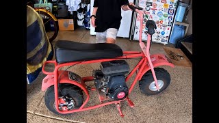 Baja Doodlebug Mini Bike Rebuild Part 1