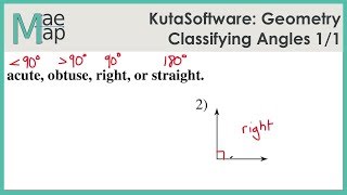KutaSoftware: Geometry- Classifying Angles