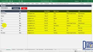 Church Membership Tracking Spreadsheet [Excel Template | Church Database]