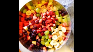 Strawberry Melon Fruit Salad