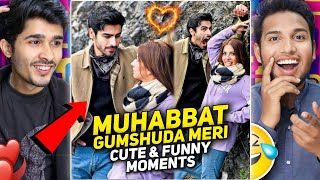 Meri Muhabbat Gumshuda Cutest & Romantic Moments Reaction 😍🔥 | Dananeer | Khushal Khan