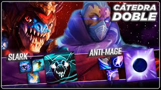 SLARK REDUCE ARMADURA y ANTI-MAGE FARMEA MAS RÁPIDO?  #CÁTEDRA DOBLE