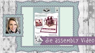 Karen Burniston Die Set #1033 Castle Pop up Assembly