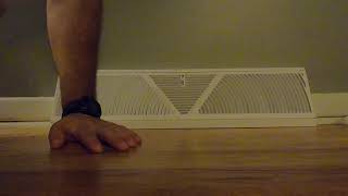 How to Install a Baseboard Vent Cover | Baseboard Diffuser Installation