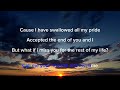 What if i miss you for the rest of my life by Janine Berdine-Karaoke