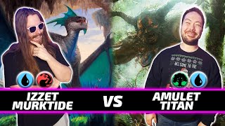 Izzet Murktide vs Amulet Titan [Paper Modern MtG Gameplay] 2023