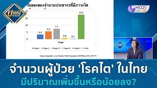 จำนวนผู้ป่วย 'โรคไต' ในไทย มีปริมาณเพิ่มขึ้นหรือน้อยลง | บ่ายนี้มีคำตอบ (7 ก.ย.66)