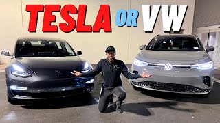 Trading In Our Tesla For A 2023 VW ID.4 Pro S Electric SUV (Chattanooga Build)? Did we really do it?