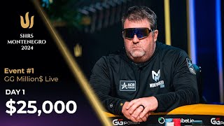 Triton Poker Series Montenegro 2024 - Event #1 25K NLH GG MILLION$ - Day 1