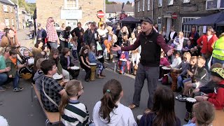 Djembe Drums at Bampton Charter Fair