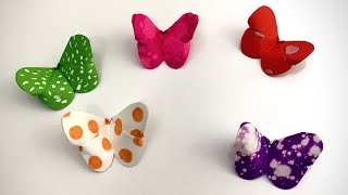 DIY Origami Butterfly / Paper Crafts For School / Paper Crafts / Easy Paper Butterfly / Butterflies