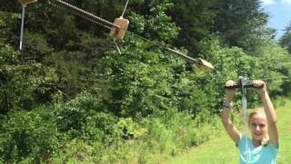 Zip line brake