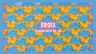 【EP213】 Crochet Stitch Pattern Tutorial TRY IT!!!