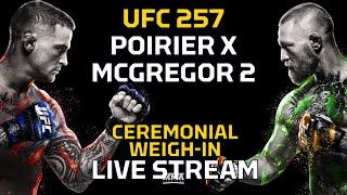 UFC 257: Poirier vs. McGregor 2 Ceremonial Weigh-In LIVE Stream - MMA Fighting