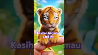 Kasihan banget harimau kecil ini. #funny #lucu