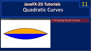 Drawing Quads | Quadratic Curves | Java FX 2D Tutorials #011