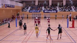 [準々決勝]第2 早稲田大 - 福山平成大  2019年11月29日(金) 全日本インカレ第72回秩父宮賜杯全日本バレーボール大学男子選手権大会ミキプルーンスーパーカレッジバレー2019