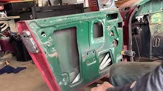 MG Midget: Removing the door panel and glass S1E6