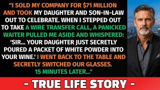 I Sold My Company for $71 Million — Then a Waiter Whispered, “Your Daughter Just Poisoned Your Wine”
