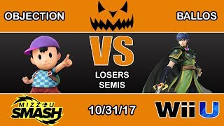 Objection (Ness) vs Ballos (Marth) Losers Semis MU Smash Weekly #11