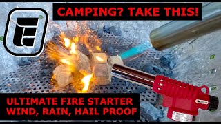 Start a fire without a match! | AusCrown Gas Torch Review | Drifta Camping