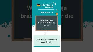 Aprender Alemán: Preguntas sobre cantidades