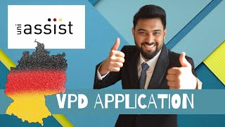 Uni-assist | VPD Application step by step process| All Documents | Study in Germany #Masteringermany