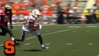 Syracuse WR Trishton Jackson Bounces Off Defenders For Touchdown