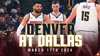 Denver Nuggets vs. Dallas Mavericks Full Game Highlights 🎥