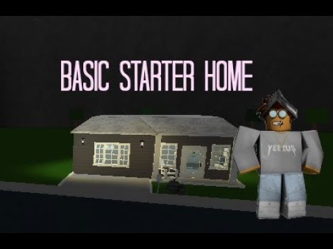 Roblox | Welcome To Bloxburg: Basic Starter Home Speedbuild. - YouTube