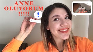 Hamileyim 🤰🏼 Anne oluyorum 😍 Eşime Hamile olduğumu nasıl söyledim 😮