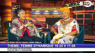 WOMAN OF DESTINY RECOIT MAMAN CARINE EMBALE THEME:FEMME DYNAMIQUE