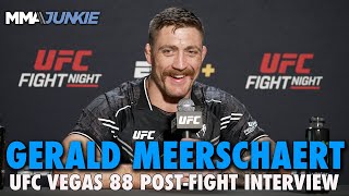 Gerald Meerschaert Reacts to Tying Anderson Silva's All-Time Finishes Record | UFC Fight Night 239
