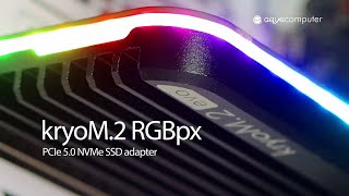 kryoM.2 RGBpx PCIe 5.0 NVMe SSD Adapter