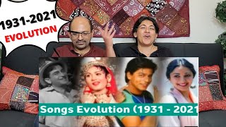 Evolution Of Hindi Film Song (1931-2021) Most Popular Songs Each Year | Indian American Reactions !