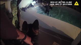 Car theft suspects were found hiding in a DeLand swimming pool