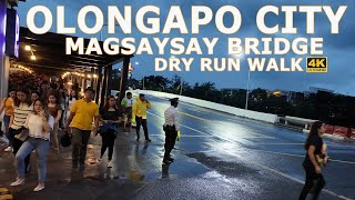 WALK TO MAGSAYSAY BRIDGE OLONGAPO CITY DRY RUN [4K] 2024